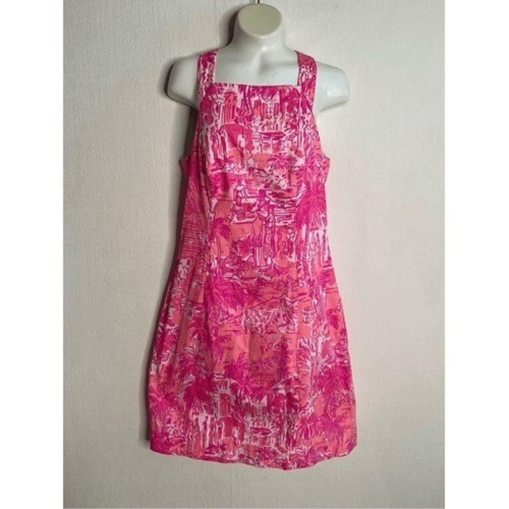 Lilly Pulitzer Cheeky Melon‎ Rule Breakers Simone Shift Dress Women 2 Sri Lanka